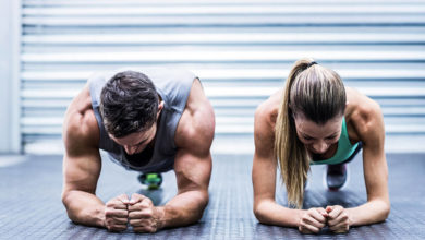 تمارين كمال الاجسام افضل روتين تدريبي لجميع عضلات الجسم في البيت للرجال والنساء