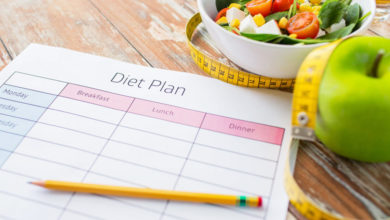 نظام غذائي لانقاص الوزن أسبوع كامل