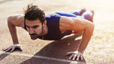 تمرين ضغط الصدر -