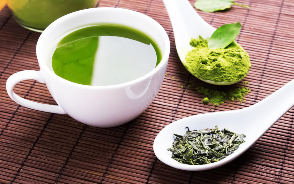 نصائح لانقاص الوزن - شرب الشاي الأخضر