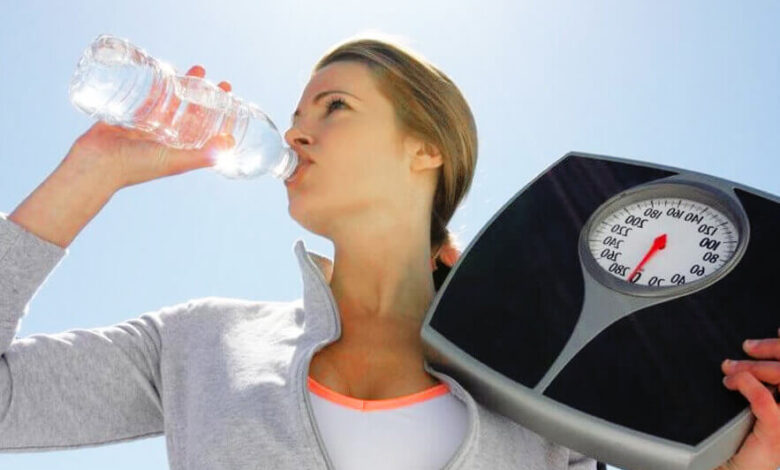 انقاص وزن الماء من الجسم
