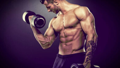 تمارين الذراع بالدمبلز