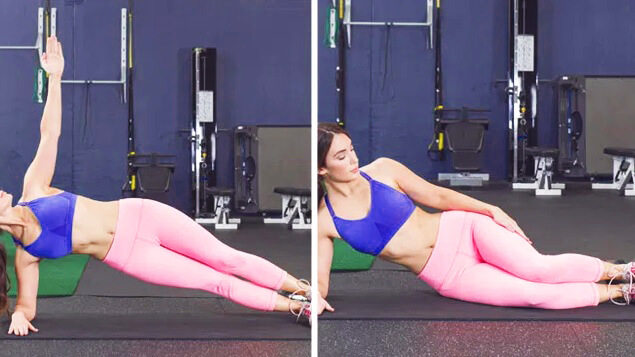 تمارين اللياقة البدنية -  تمرين Side Planks
