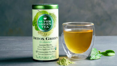 ديتوكس الشاي الاخضر