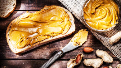 زبدة الفول السوداني لزيادة الوزن: