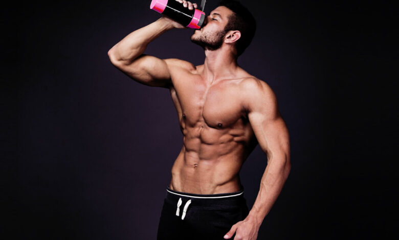 شرب البروتين بعد التمرين