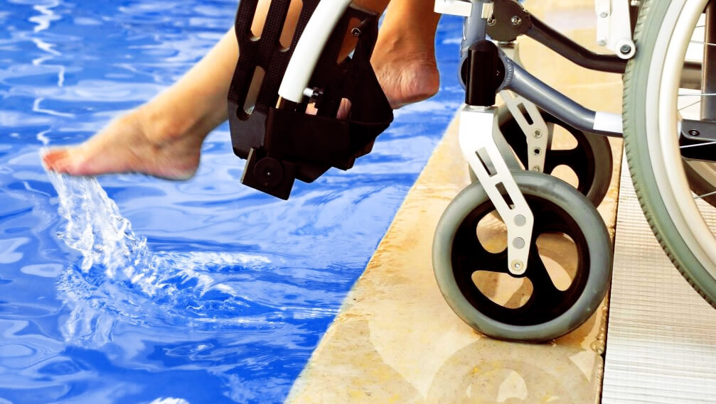 فوائد السباحة - جيدة للأشخاص ذوي الإعاقة