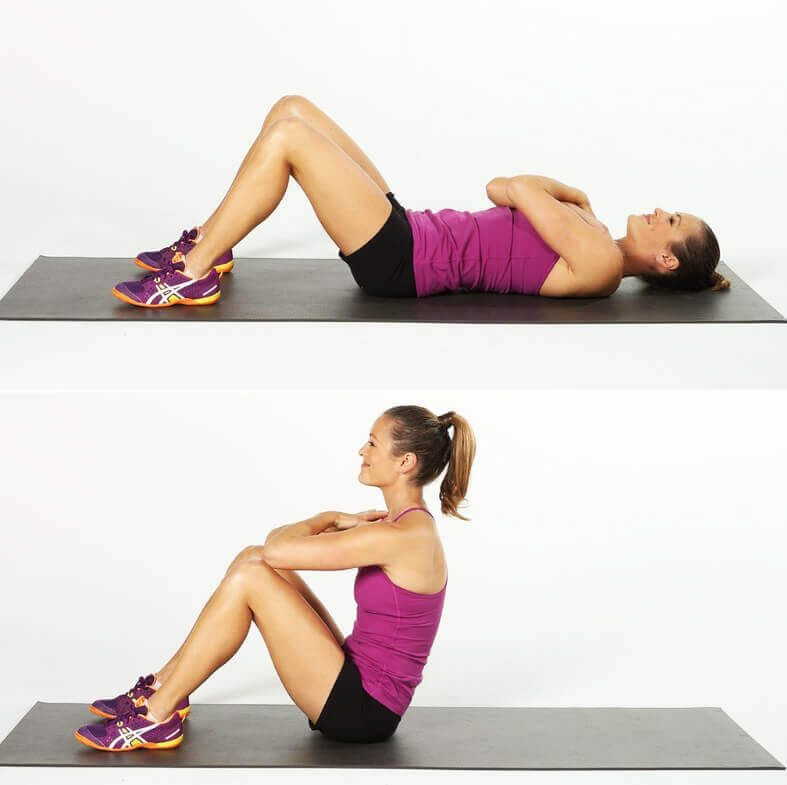 ابراز عضلات البطن - تمرين Situps