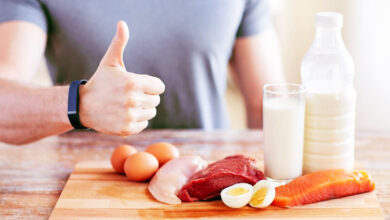 كمية البروتين التي يحتاجها الجسم في اليوم