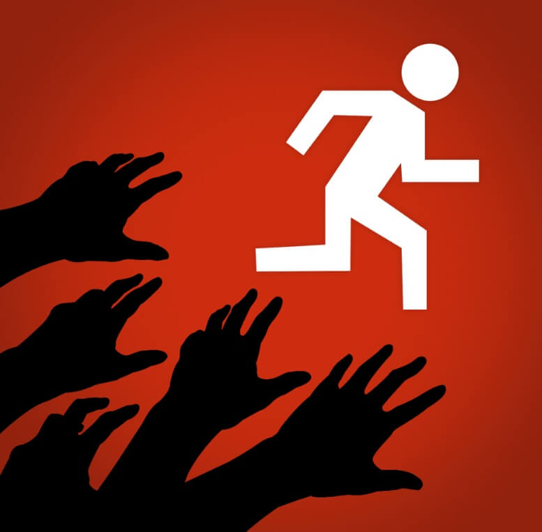 تطبيقات اللياقة البدنية - تطبيق Zombies, Run!