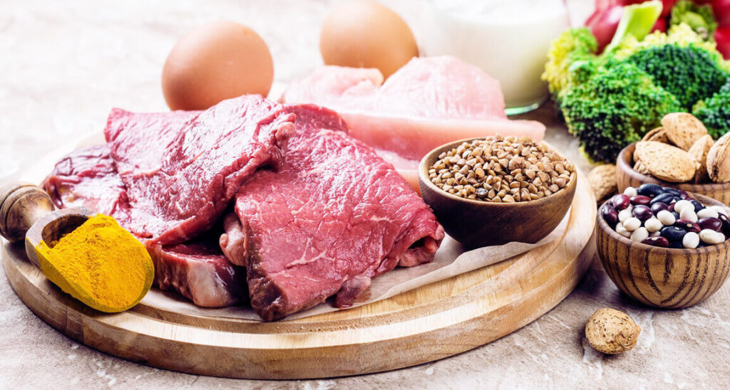 نظام غذائي لتضخيم العضلات - البروتين