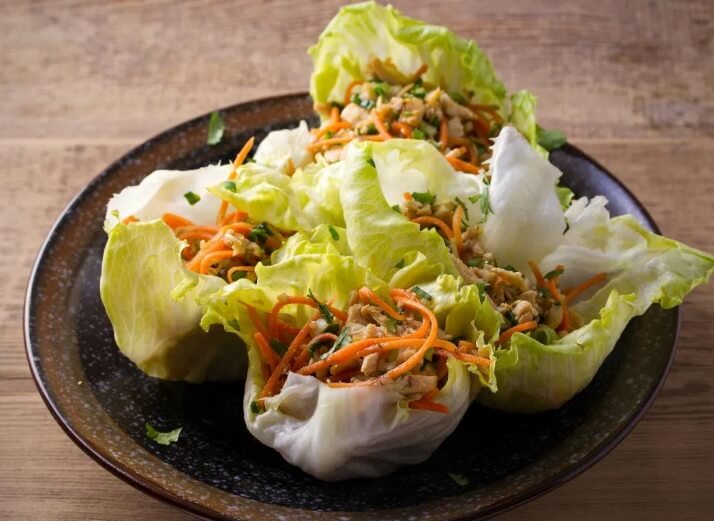 وصفات منخفضة الكربوهيدرات - وجبات العشاء - سلطة دجاج تيرياكي Teriyaki chicken salad