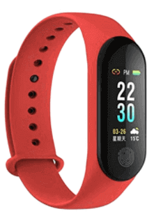Fitness Tracker Band Red-Black - Best 2020 Deals