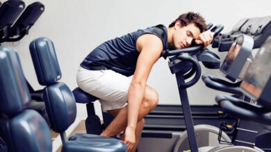 النوم بعد التمرين