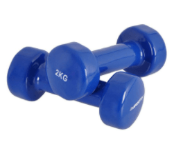 Set Of Dumbbells 2x2 Kg 2kg - شراء معدات الدمبل المنزلية - أفضل المعدات التدريبية للضخامة العضلية