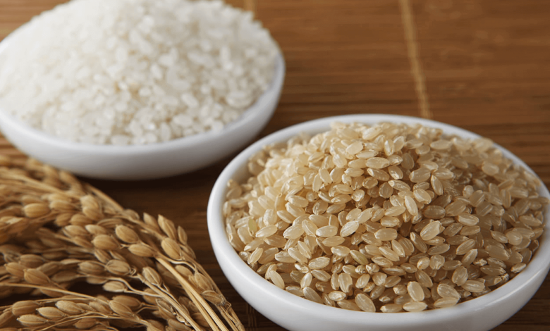 السعرات الحرارية في الأرز - مقارنة بين الأرز الابيض والبني