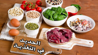 الحديد في التغذية | المصادر والفوائد والجرعات المناسبة haronefit