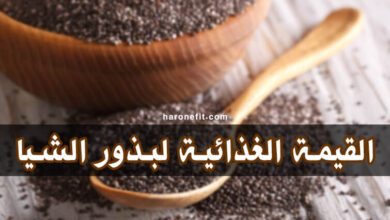 القيمة الغذائية لبذور الشيا السعرات الحرارية، الفوائد والأضرار haronefit