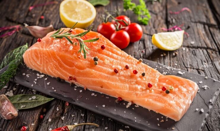   القيمة الغذائية لسمك السلمون