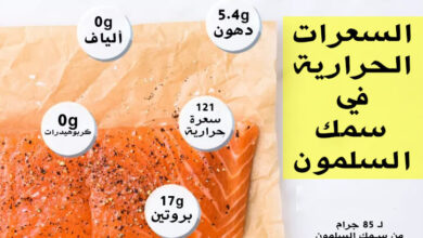 القيمة الغذائية لسمك السلمون | السعرات الحرارية والفوائد الصحية haronefit