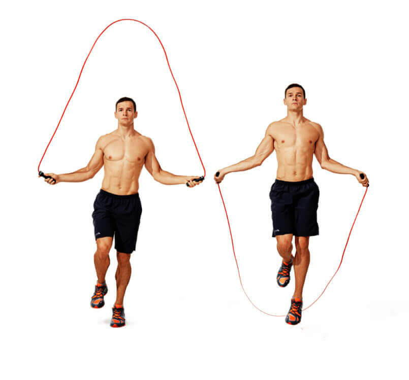 تمارين الارجل: تمرين jump rope 