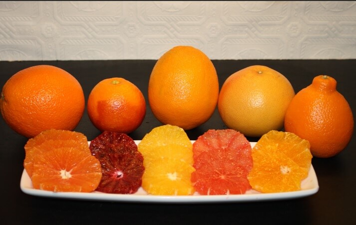 القيمة الغذائية للبرتقال: أصناف البرتقال