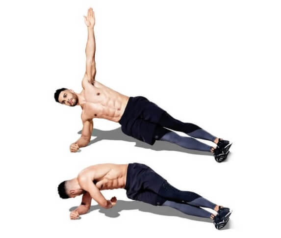 تمارين البطن: تمرين Side plank
