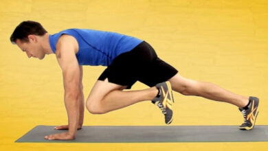 كيفية القيام بتمرين تسلق الجبل Mountain Climbers هارون فيت haronefit