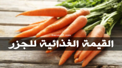 القيمة الغذائية للجزر | السعرات الحرارية، الفوائد، الأنواع مع كيفية التحضير haronefit