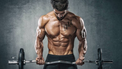 تمارين البايسبس بالبار (تضخيم وتكوير العضلة ذات الرأسين) من جميع الزوايا haronefit