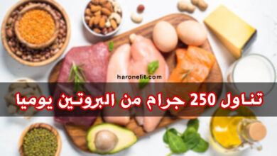 كيفية تناول 250 جرام من البروتين يوميًا طريقة بسيطة جدا haronefit