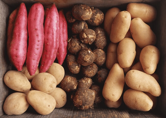 القيمة الغذائية للبطاطس: أنواع البطاطس
