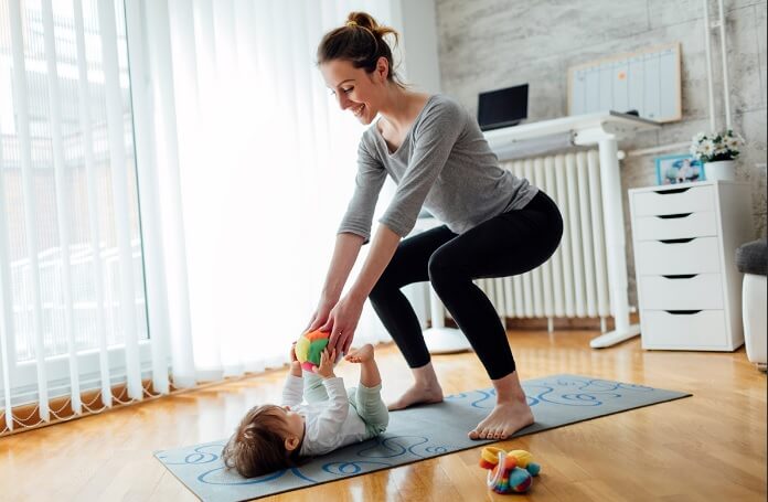 ممارسة الرياضة أثناء الرضاعة