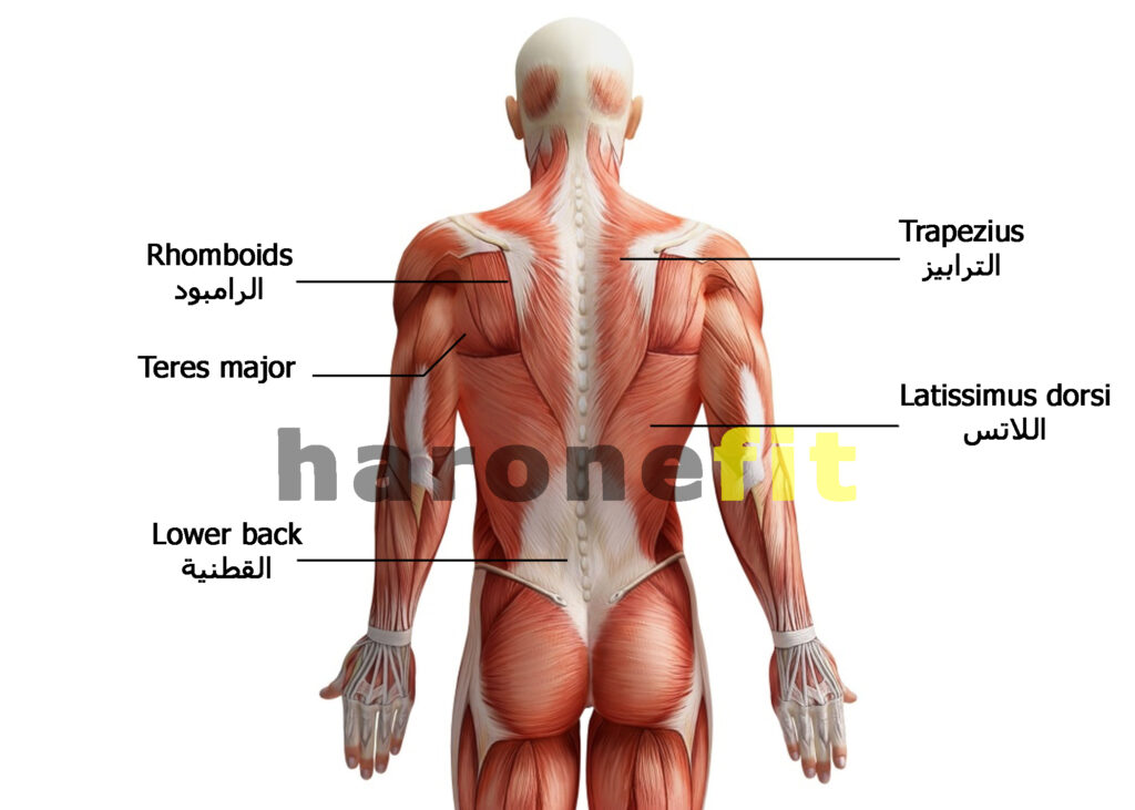 عضلات الجسم عضلات الظهر